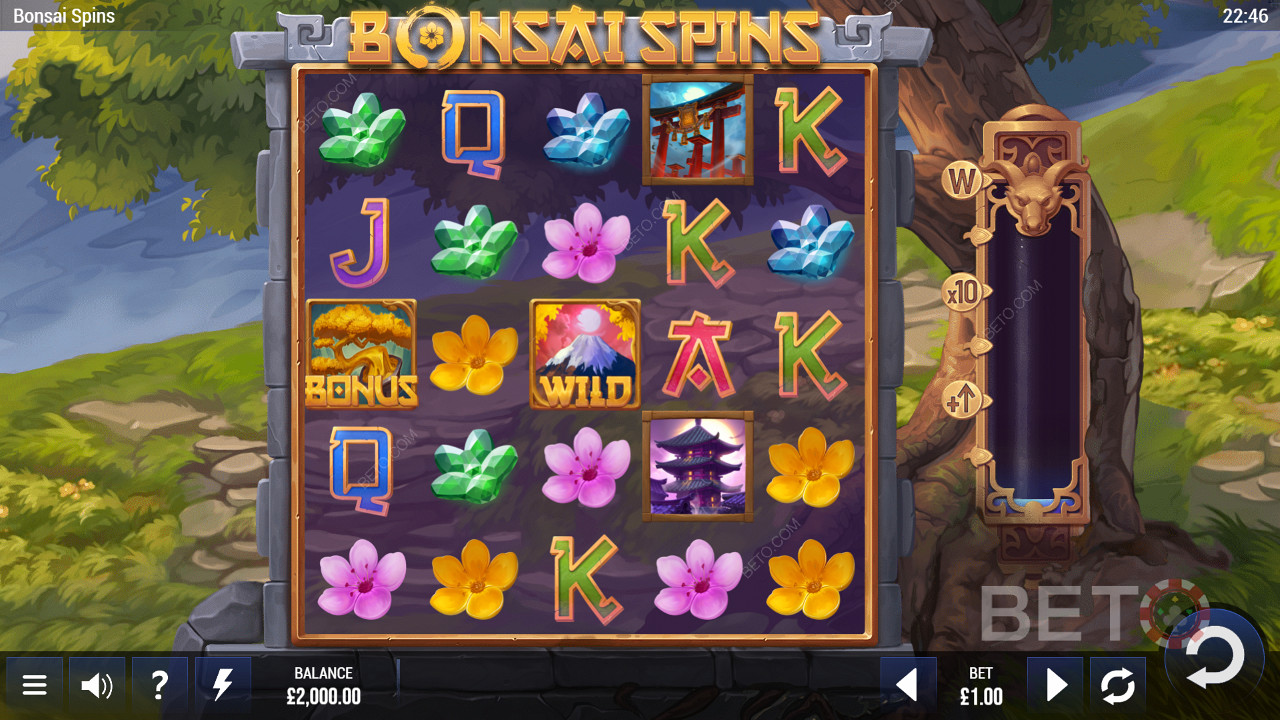 لعبة Bonsai Spins ذات طابع الغابة التي طورتها Epic Industries