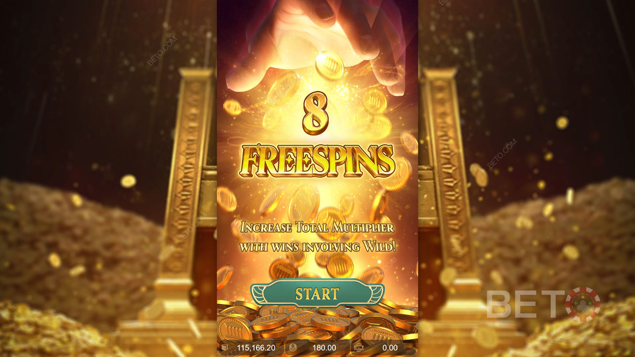 شرح ميزات المكافآت في Midas Fortune بواسطة PG Soft