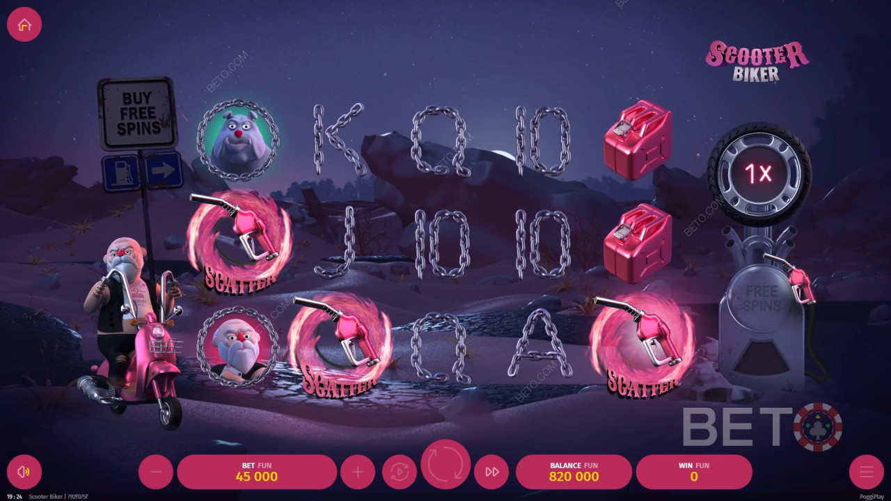 مراجعة راكب الدراجة البخارية السكوتر من BETO Slots