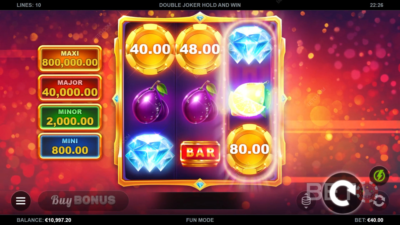 مراجعة عقد الجوكر المزدوج والفوز من BETO Slots
