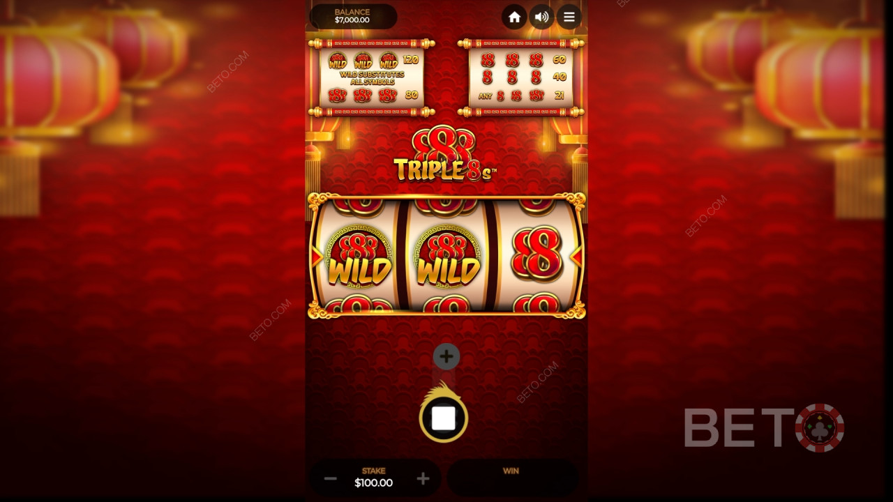 Triple 8s اللعب المجاني