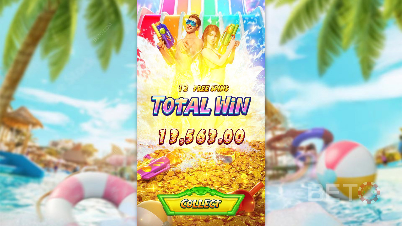 شرح الميزات الإضافية في Songkran Splash بواسطة PG Soft