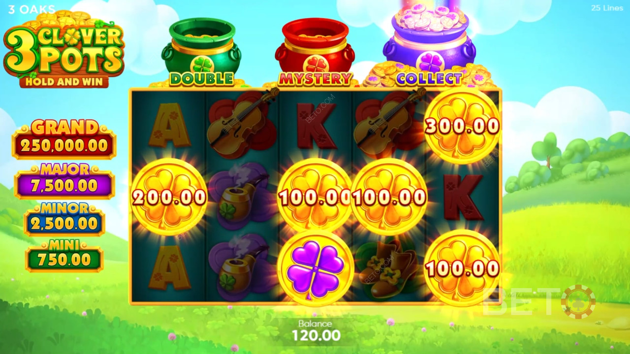 مراجعة 3 أواني البرسيم 3 من BETO Slots