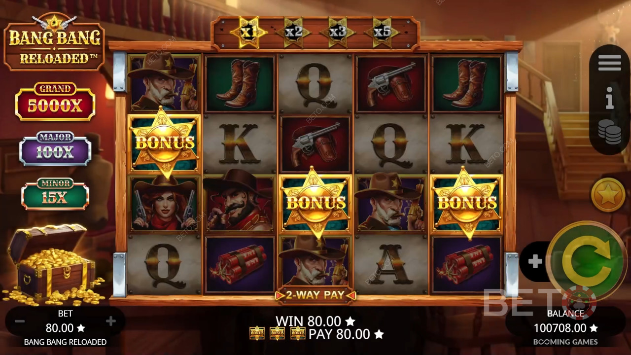 مراجعة Bang Bang Reloaded بواسطة BETO Slots