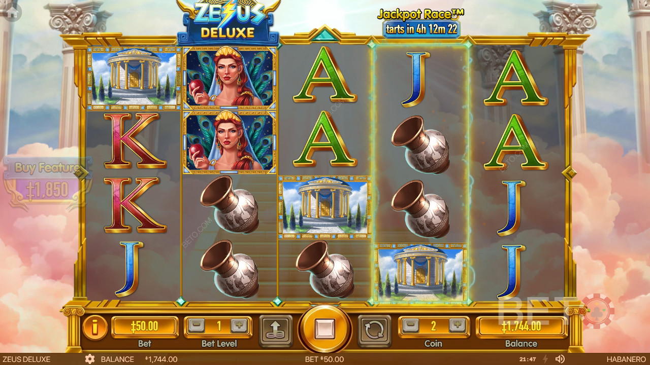مراجعة Zeus Deluxe من BETO Slots