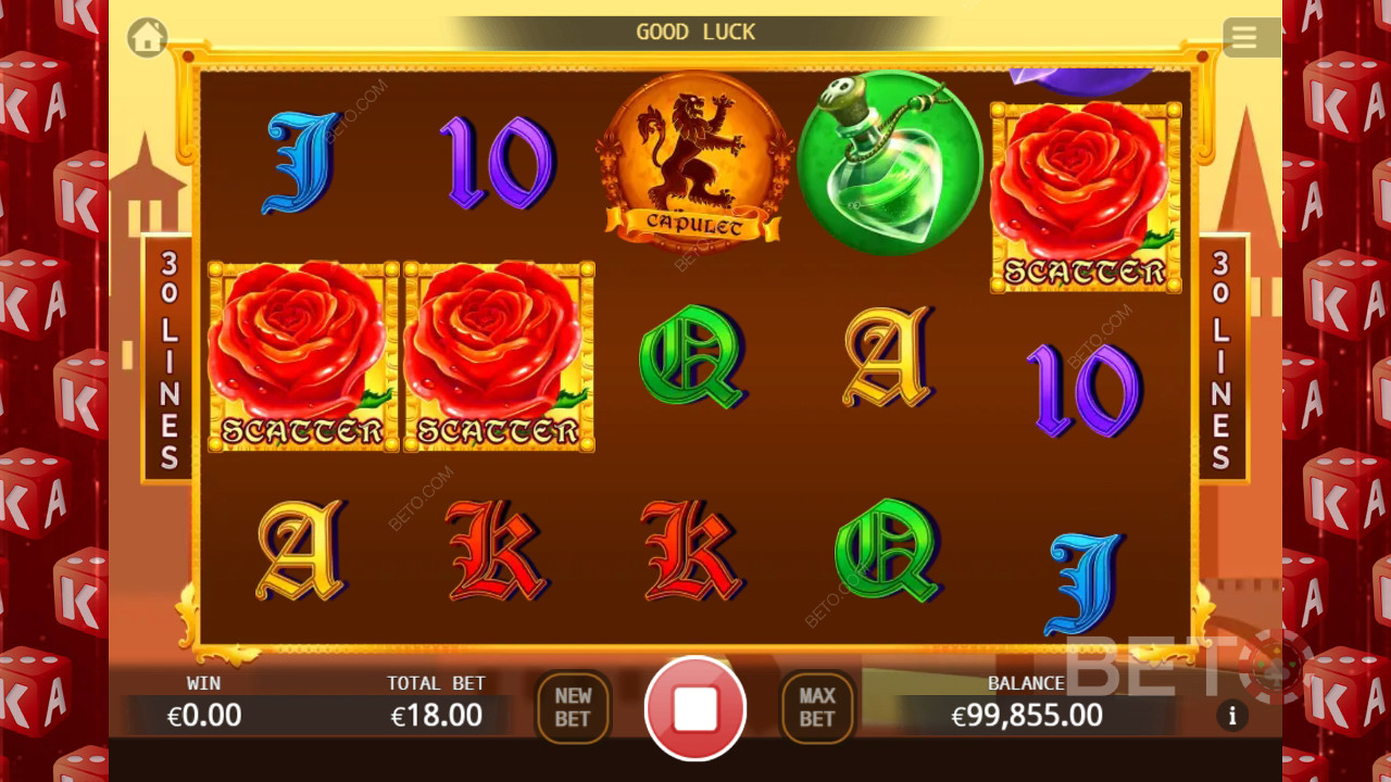 مراجعة روميو وجولييت بواسطة فتحات BETO Slots