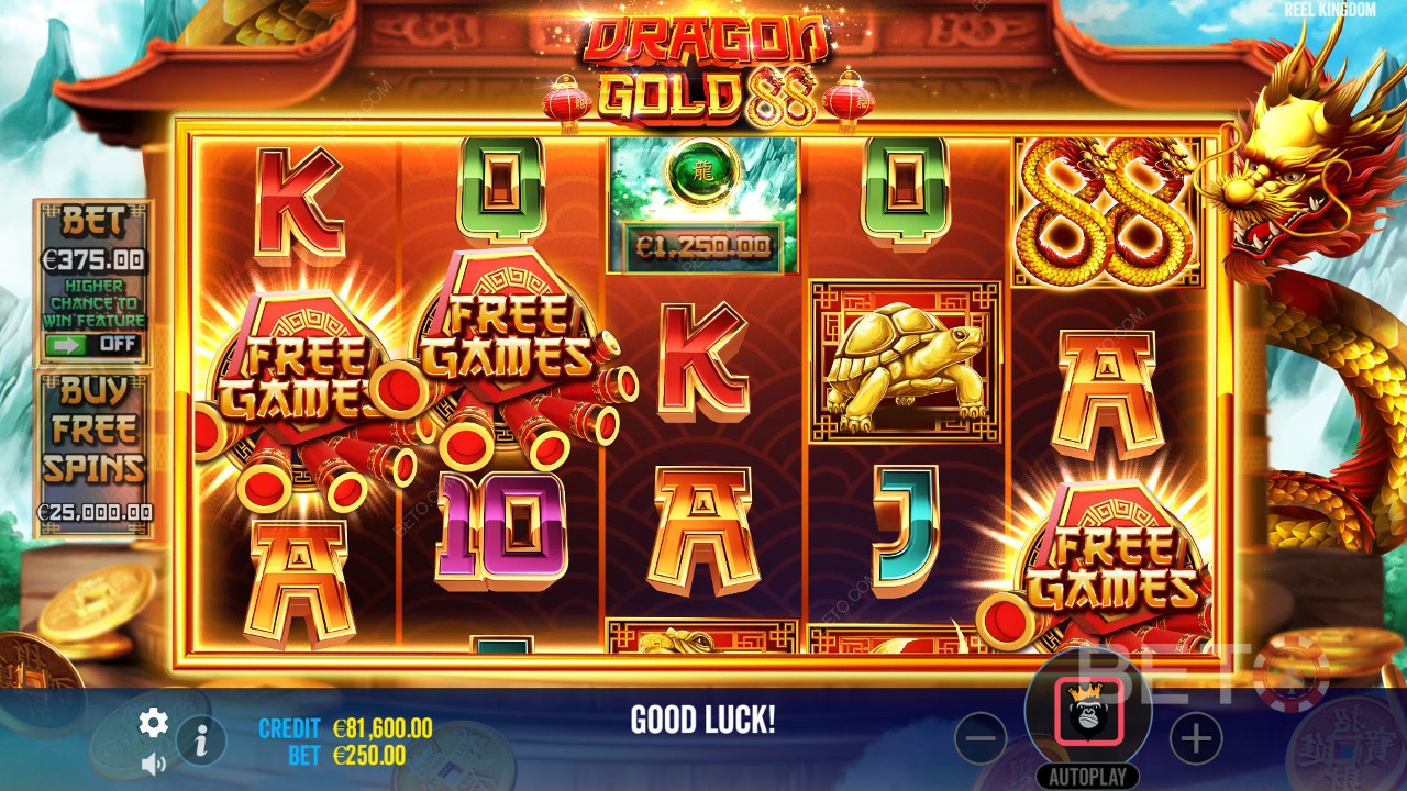 مراجعة Dragon Gold 88 من BETO Slots
