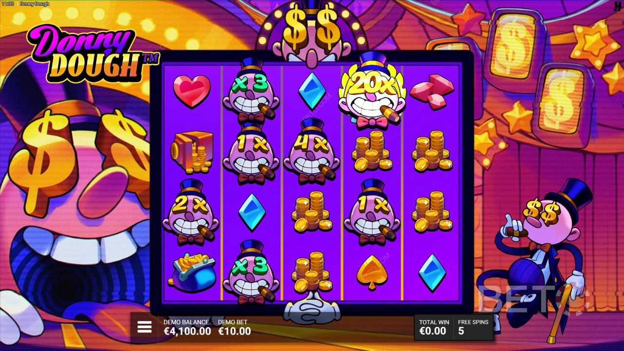 مراجعة Donny Dough من BETO Slots