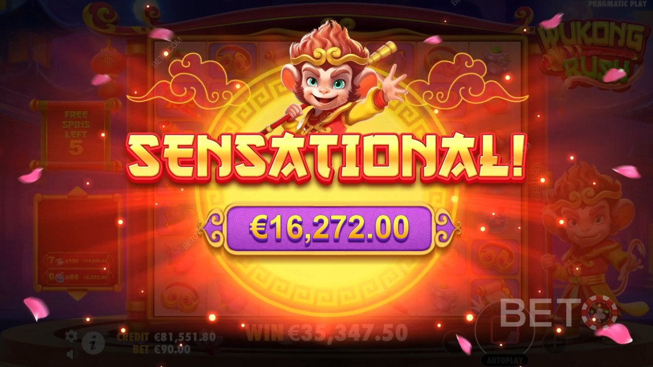 مراجعة لعبة Monkey King Rush من BETO Slots