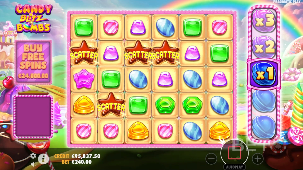مراجعة Candy Blitz Bombbs من BETO Slots