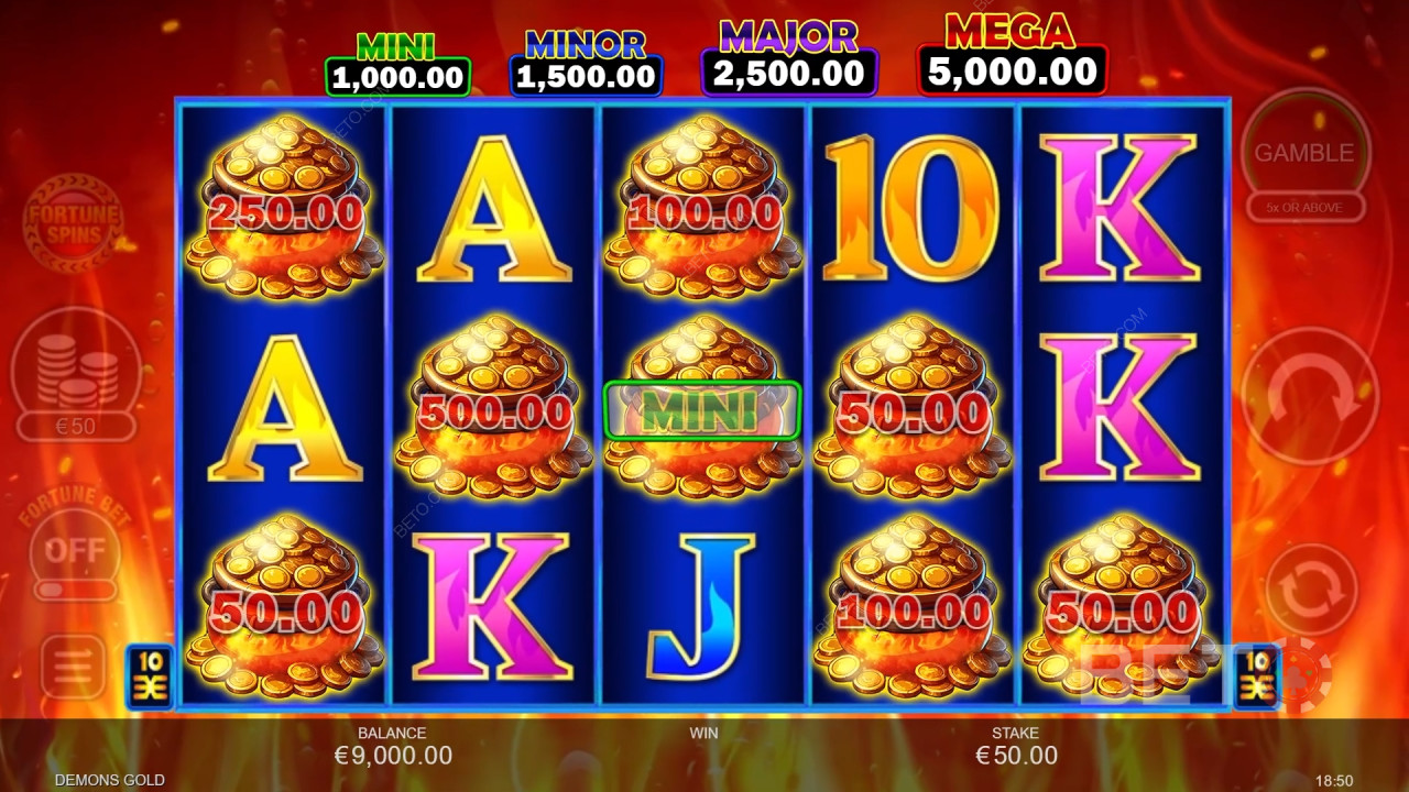 مراجعة ذهب الشيطان من قبل BETO Slots