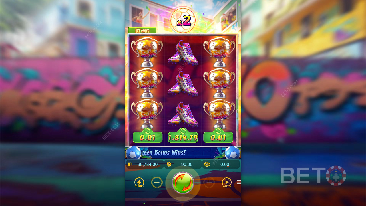 اربح 2,000 رهانك في فتحة حمى الفوتبول!