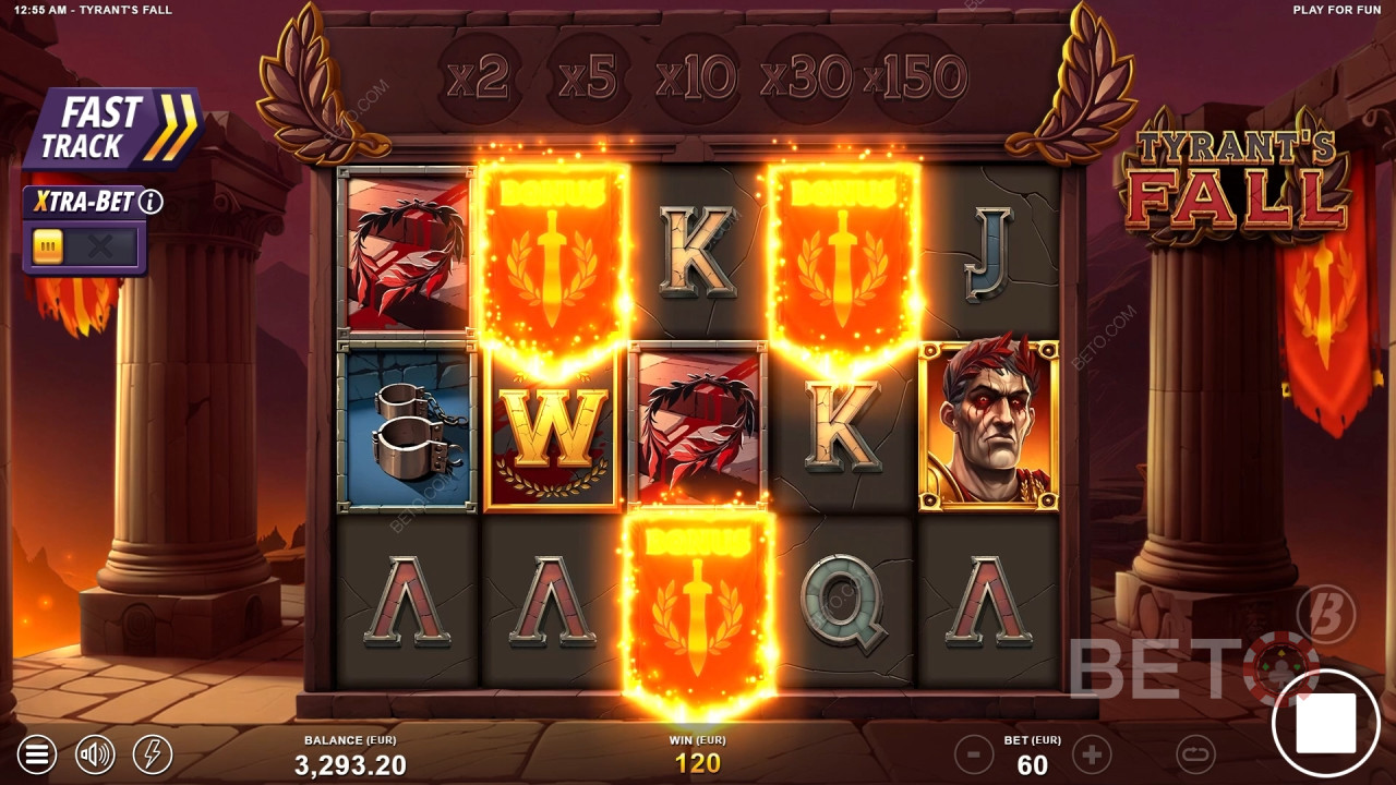 مراجعة سقوط الطاغية من قبل BETO Slots