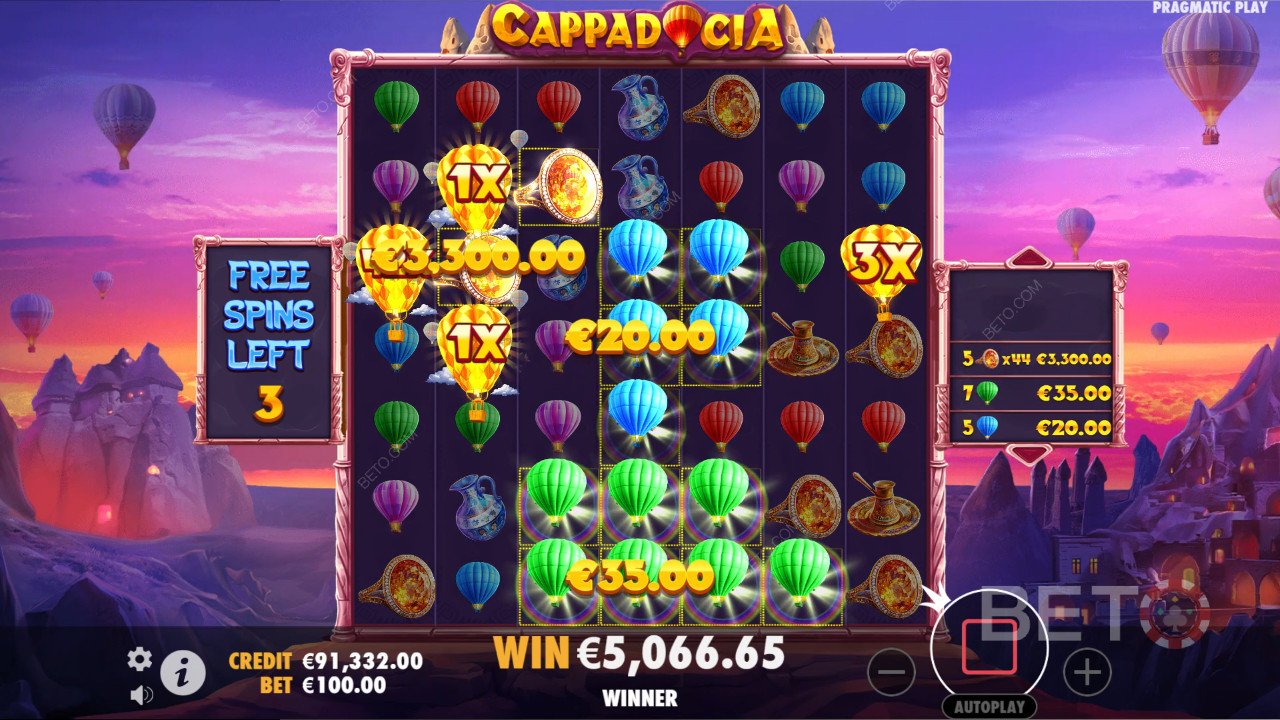 Cappadocia (Pragmatic Play) اللعب المجاني