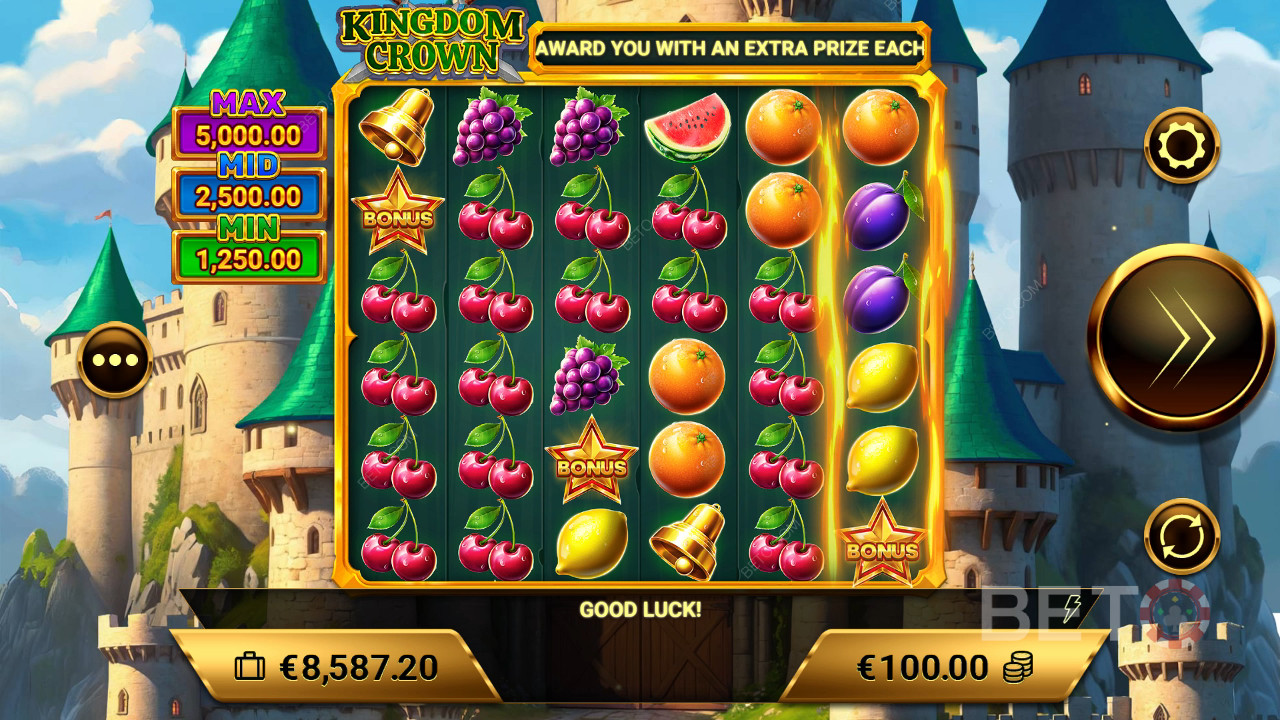 مراجعة King Kingdom Crown من BETO Slots