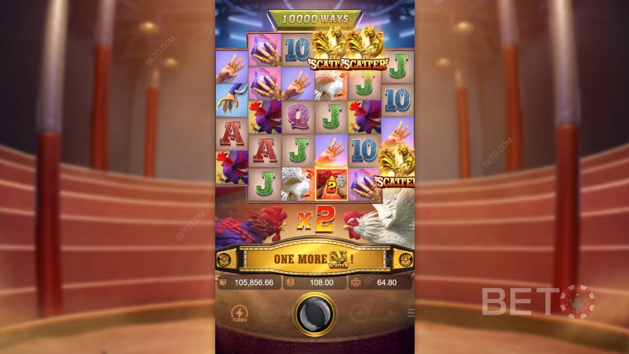 مراجعة لعبة Rooster Rumble من BETO Slots