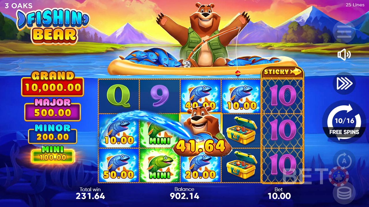 مراجعة لعبة فيشين بير من BETO Slots