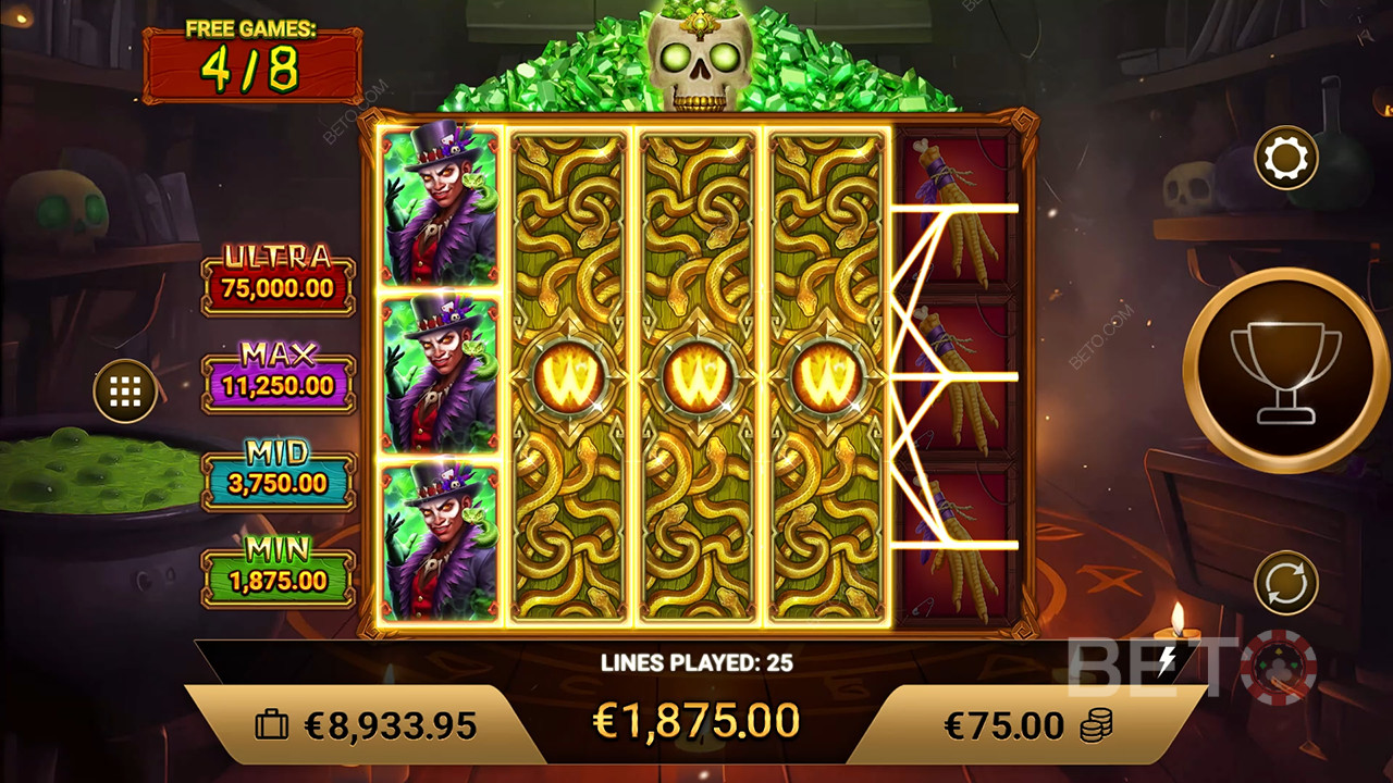 مراجعة سحر الفودو من قبل BETO Slots