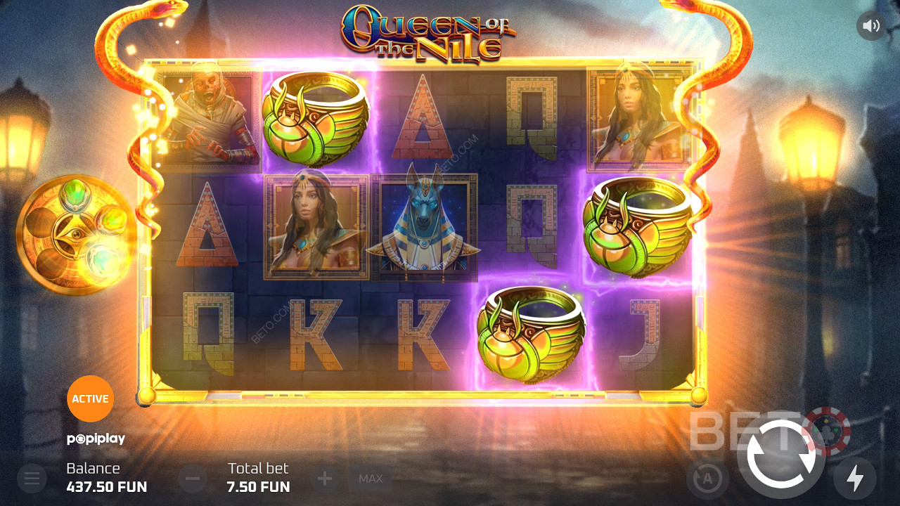 مراجعة ملكة النيل من قِبل BETO Slots