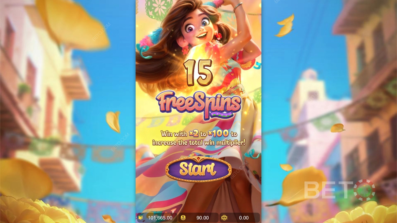 شرح ميزات المكافآت في بيناتا يفوز بواسطة PG Soft
