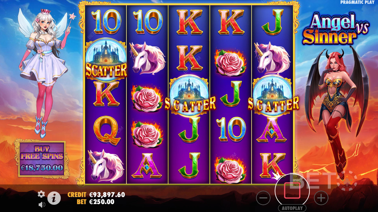 مراجعة لعبة Angel vs Sinner من BETO Slots