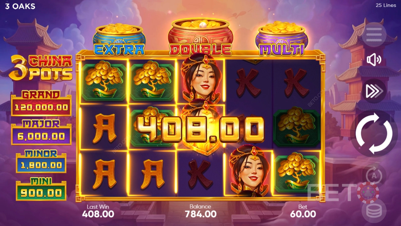 مراجعة 3 أواني صينية 3 من BETO Slots