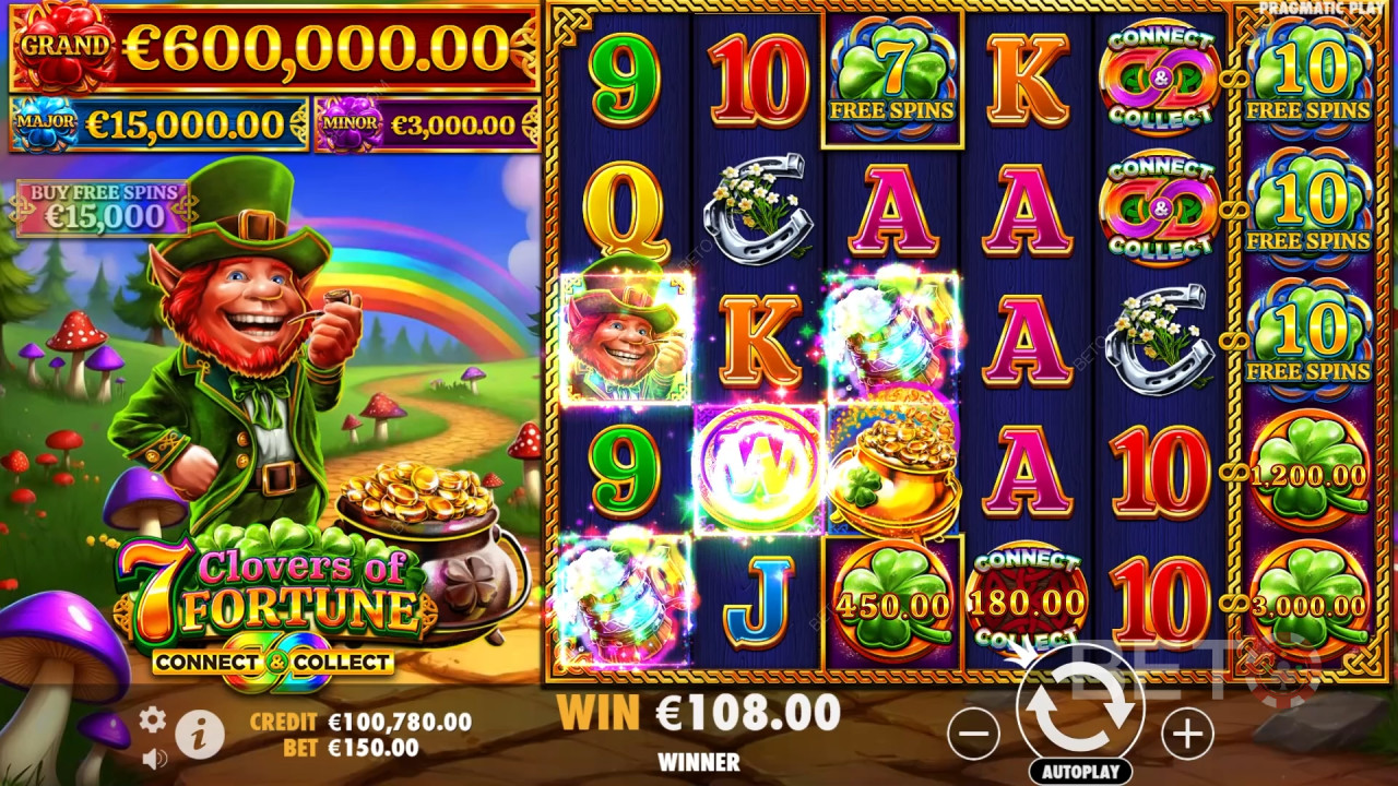 مراجعة 7 Clovers of Fortune من BETO Slots