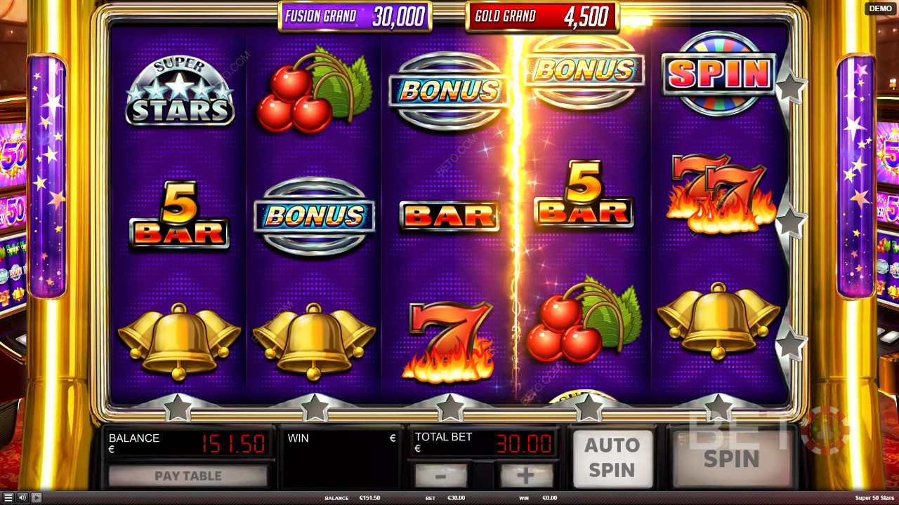 مراجعة Super 50 Stars من BETO Slots