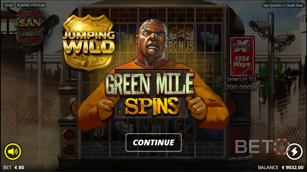 الميزات الإضافية الموضحة في San Quentin 2 بواسطة Nolimit City