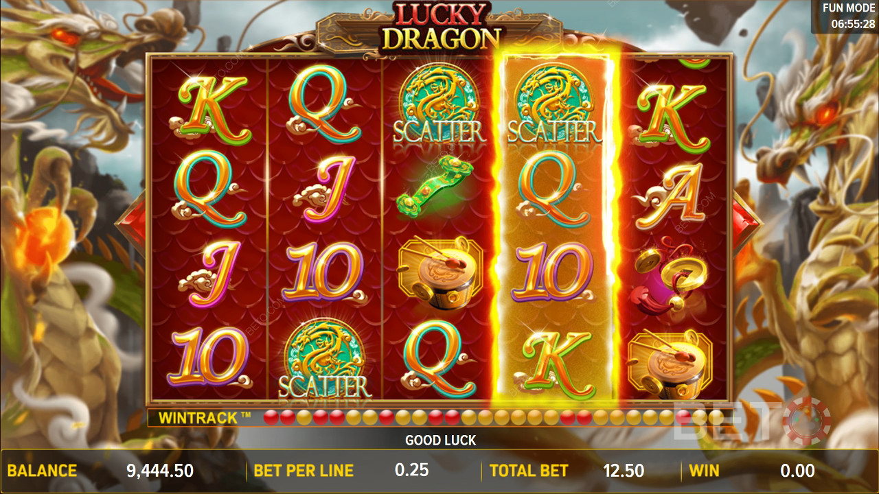 مراجعة التنين المحظوظ من BETO Slots