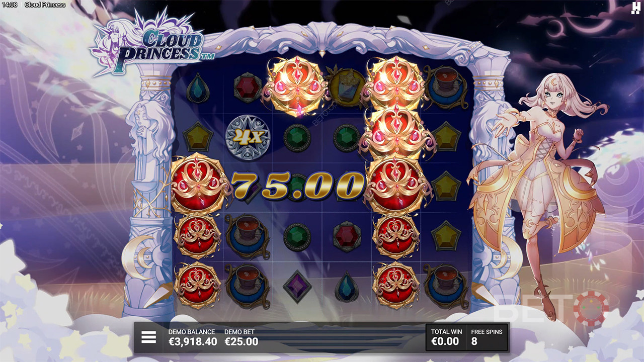 مراجعة سحابة الأميرة مراجعة من قبل BETO Slots