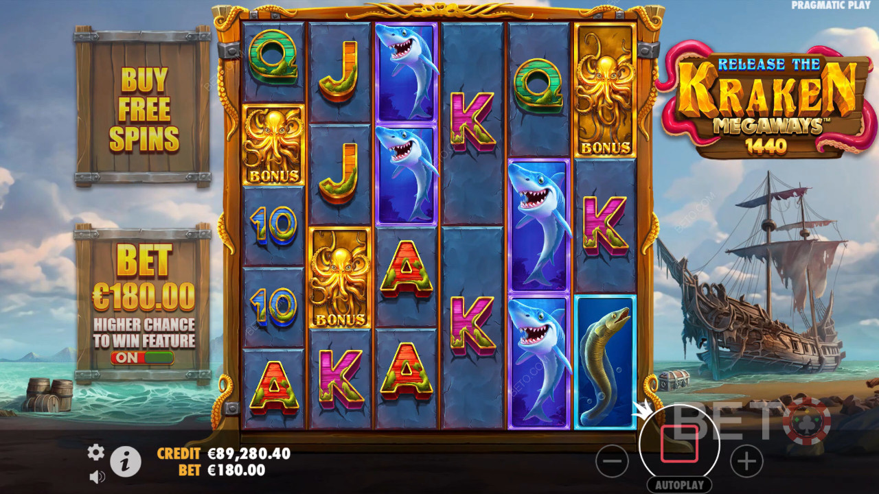 مراجعة إطلاق سراح Kraken Megaways من BETO Slots