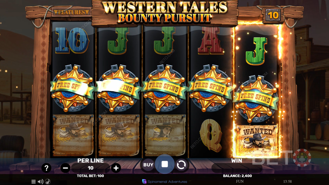 حكايات ويسترن تيلز - مراجعة مطاردة المكافأة من قبل BETO Slots