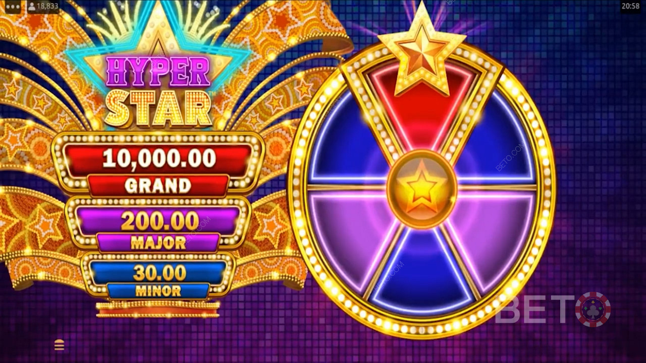 يمكن للاعبين الفوز بشكل عشوائي بواحدة من 3 جوائز Jackpot عبر Jackpot Bonus