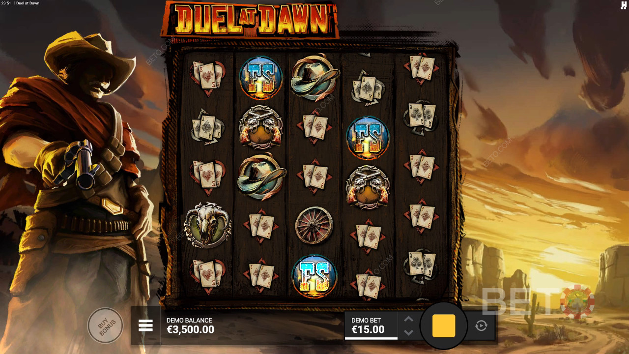 مراجعة Duel At Dawn من BETO Slots