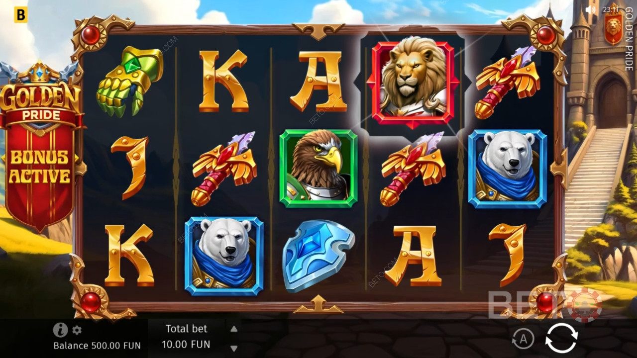 مراجعة الكبرياء الذهبي من BETO Slots