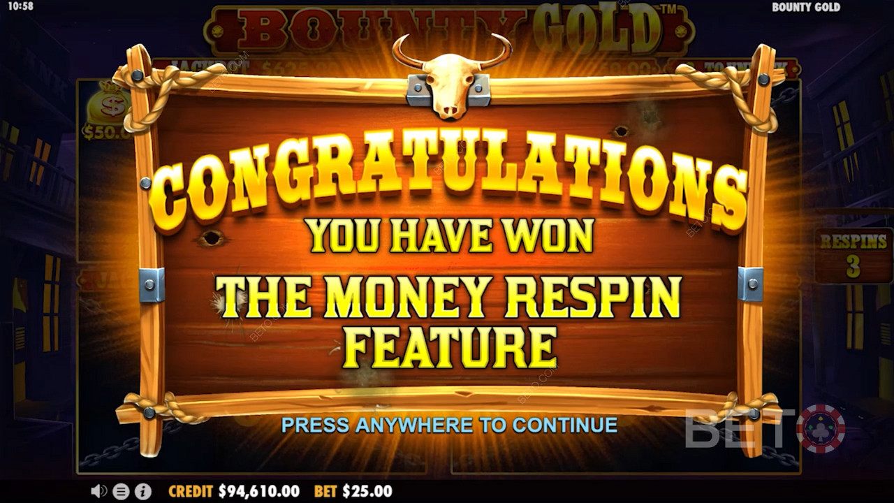 الفوز بالدورات المجانية السخية في Bounty Gold
