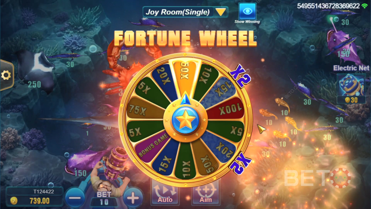 مراجعة Ocean Hunter من BETO Slots