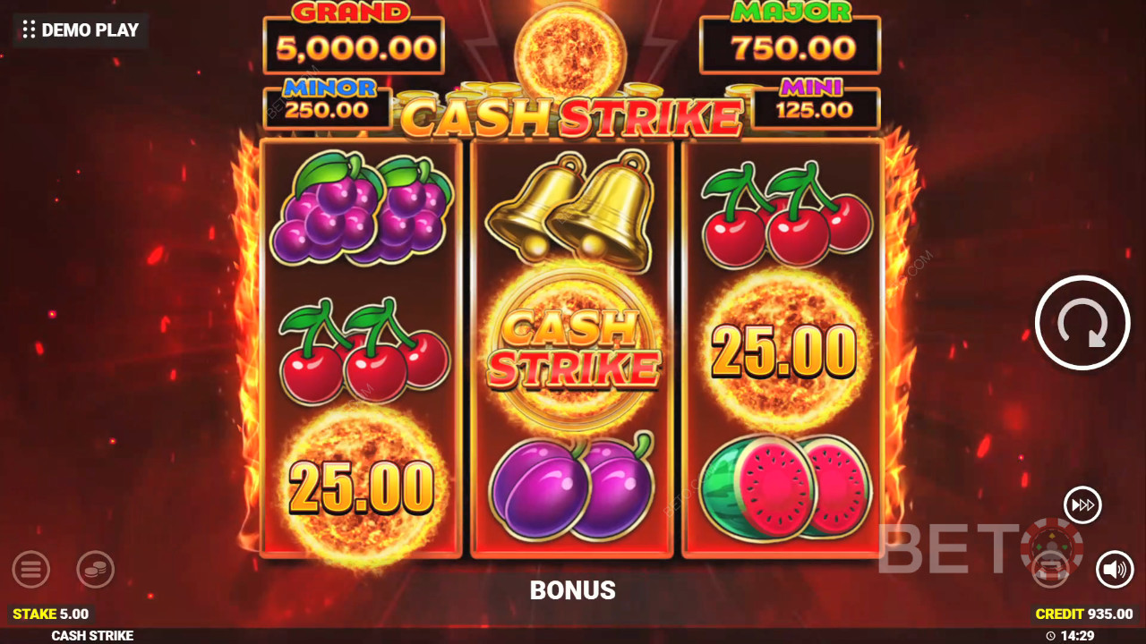 مراجعة Cash Strike من BETO Slots