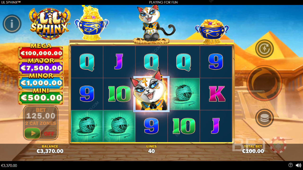 مراجعة Lil Sphinx بواسطة BETO Slots