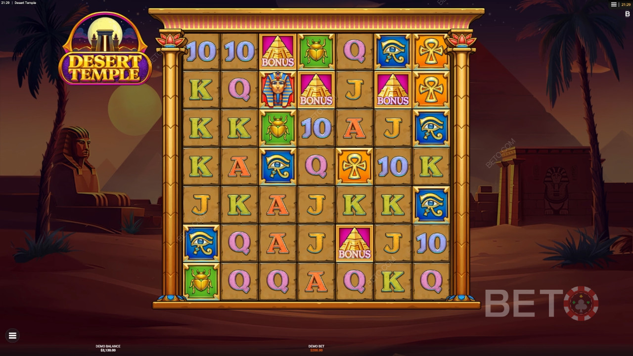 مراجعة معبد الصحراء من قِبل BETO Slots