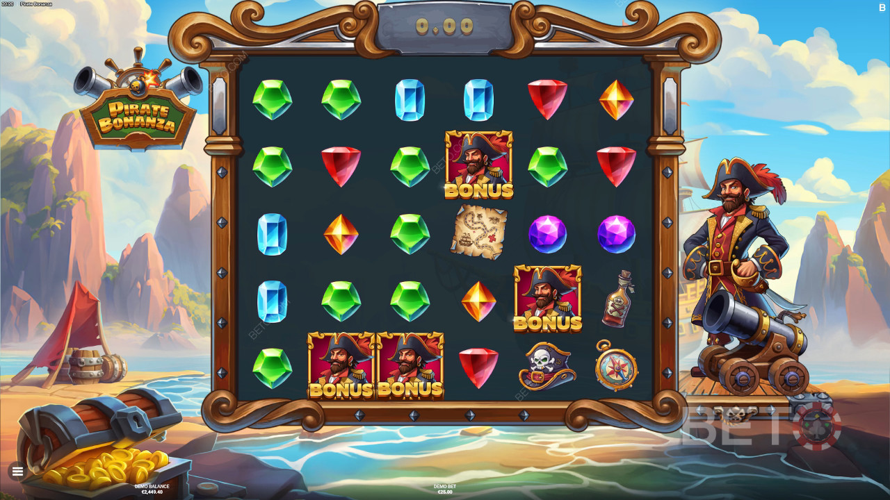 مراجعة Pirate Bonanza من BETO Slots