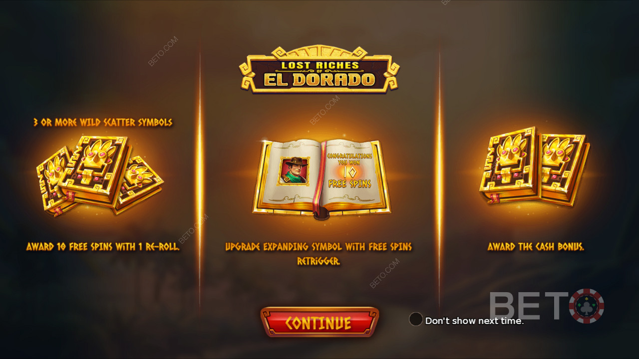 Lost Riches of El Dorado تقدم بعض المعلومات