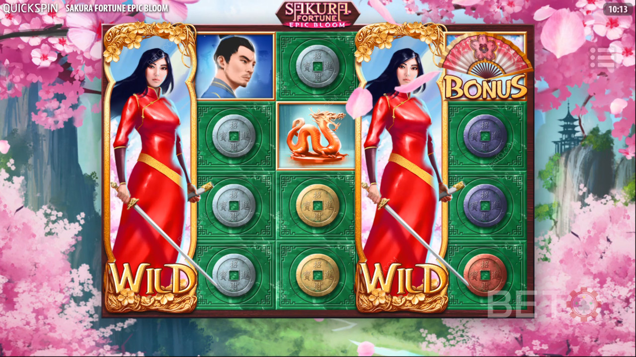 Sakura Fortune مراجعة Epic Bloom من قِبل BETO Slots