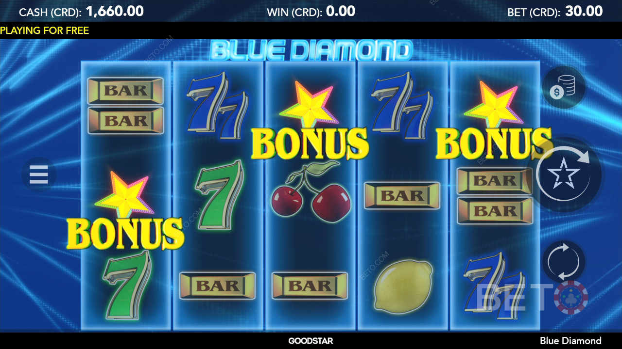 مراجعة Blue Diamond من BETO Slots