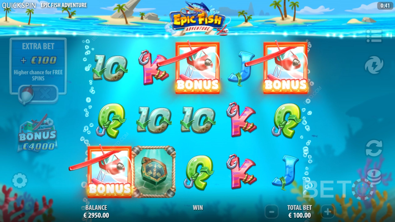 مراجعة ملحمة مغامرة السمك الملحمي من BETO Slots