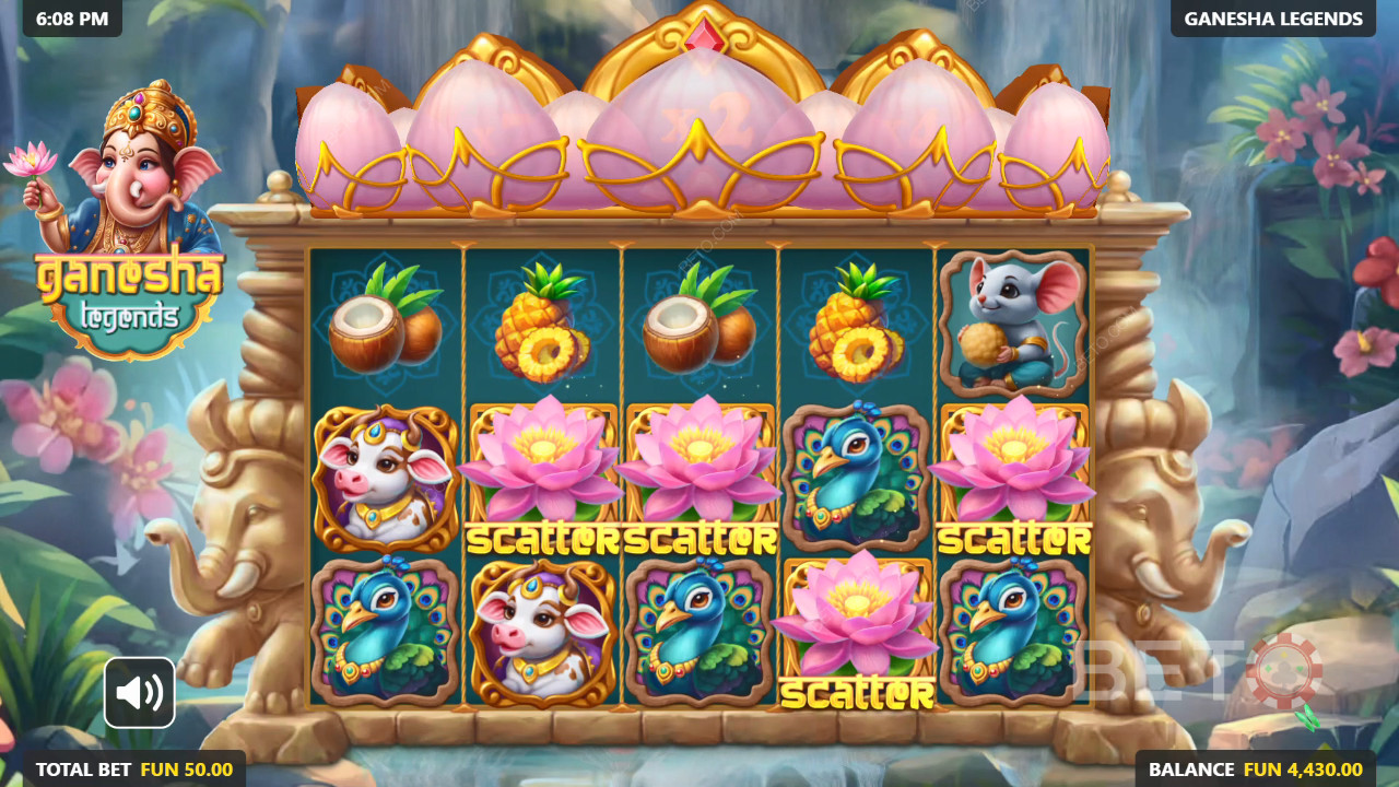 مراجعة Ganesha Legends من BETO Slots