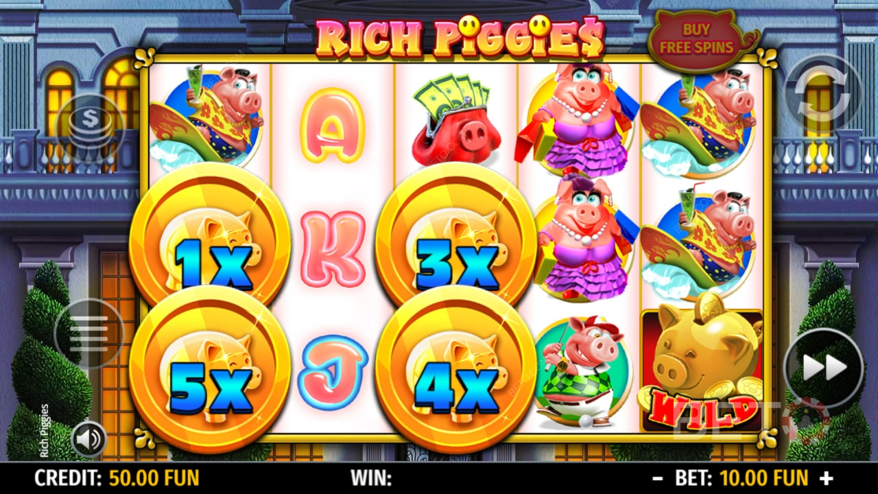 مراجعة Rich Piggies بواسطة فتحات BETO Slots