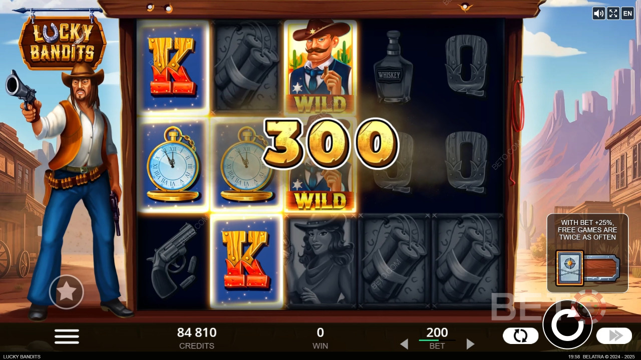 مراجعة Lucky Bandits من BETO Slots