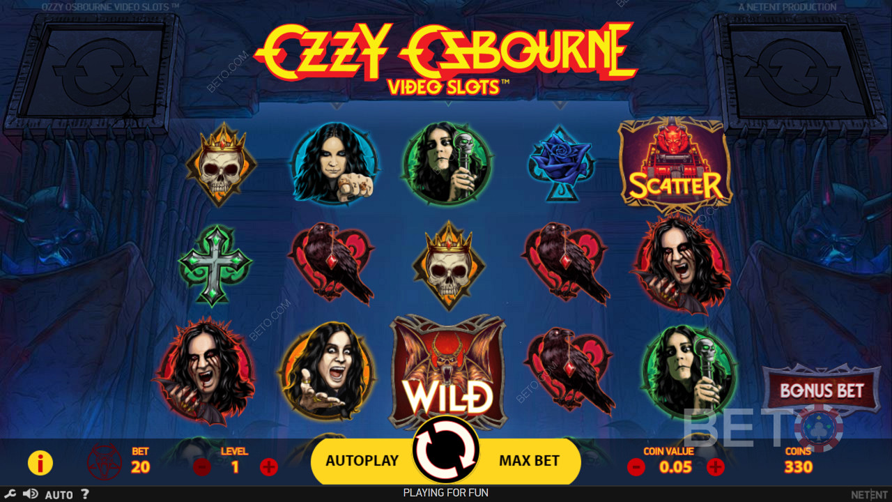 استمتع بموضوع يركز على Ozzy الشهير في فتحة Ozzy Osbourne عبر الإنترنت